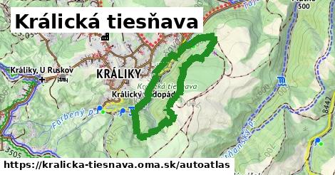 ikona Mapa autoatlas v kralicka-tiesnava