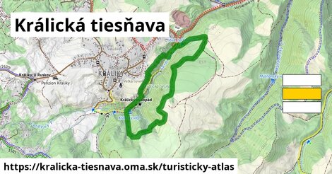 ikona Turistická mapa turisticky-atlas v kralicka-tiesnava