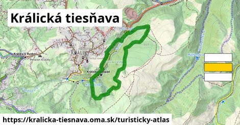 ikona Turistická mapa turisticky-atlas v kralicka-tiesnava