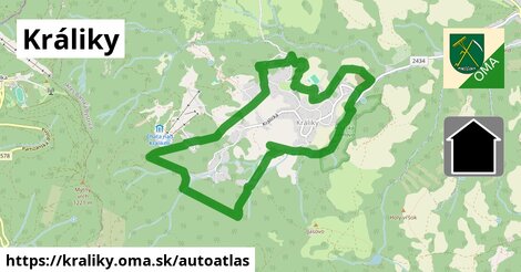 ikona Mapa autoatlas v kraliky