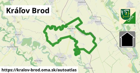 ikona Mapa autoatlas v kralov-brod