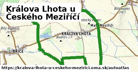 ikona Mapa autoatlas v kralova-lhota-u-ceskeho-mezirici