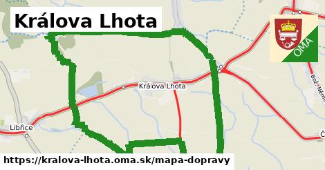 ikona Králova Lhota: 5,9 km trás mapa-dopravy v kralova-lhota