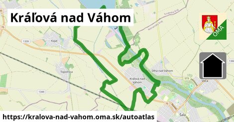 ikona Mapa autoatlas v kralova-nad-vahom