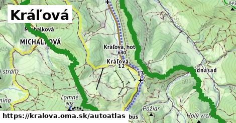 ikona Mapa autoatlas v kralova