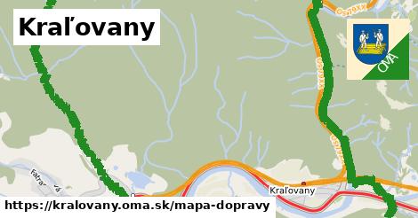 ikona Kraľovany: 38 km trás mapa-dopravy v kralovany