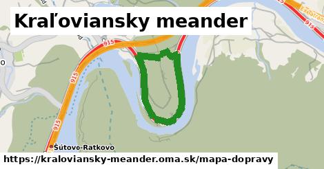 ikona Kraľoviansky meander: 0 m trás mapa-dopravy v kraloviansky-meander