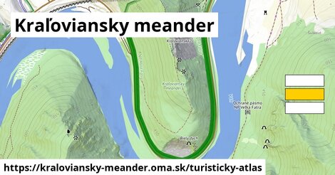 ikona Kraľoviansky meander: 0 m trás turisticky-atlas v kraloviansky-meander