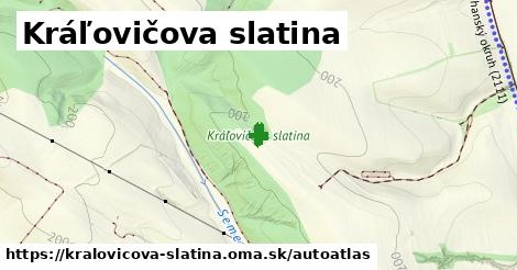 ulice v Kráľovičova slatina