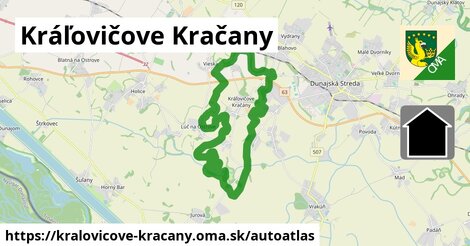 ulice v Kráľovičove Kračany