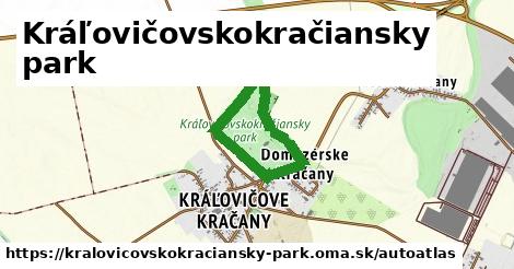 ulice v Kráľovičovskokračiansky park