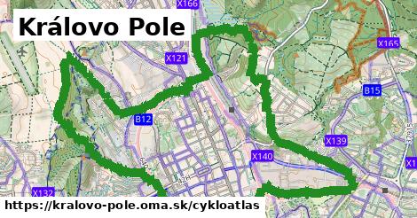 ikona Královo Pole: 26 km trás cykloatlas v kralovo-pole