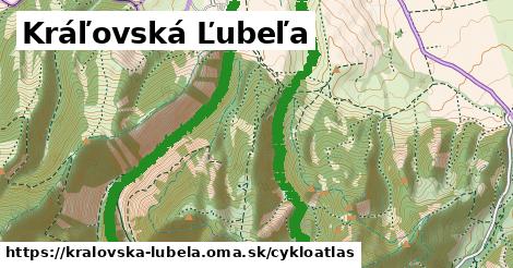 ikona Kráľovská Ľubeľa: 3,0 km trás cykloatlas v kralovska-lubela