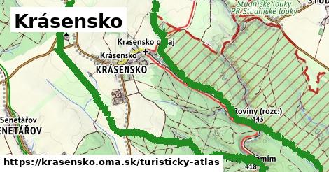 ikona Turistická mapa turisticky-atlas v krasensko