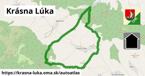 ikona Mapa autoatlas v krasna-luka