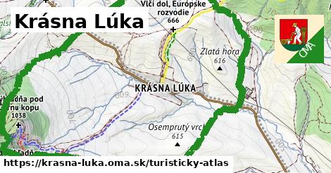 ikona Turistická mapa turisticky-atlas v krasna-luka