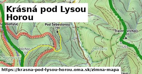 ikona Zimná mapa zimna-mapa v krasna-pod-lysou-horou