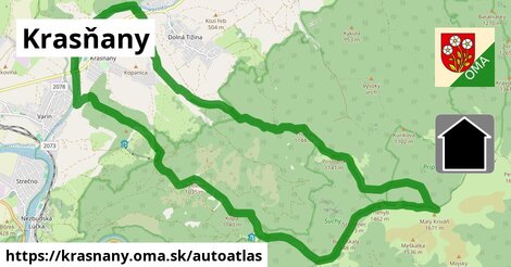 ikona Mapa autoatlas v krasnany