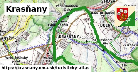 ikona Turistická mapa turisticky-atlas v krasnany