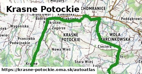 ikona Mapa autoatlas v krasne-potockie