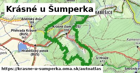 ikona Mapa autoatlas v krasne-u-sumperka