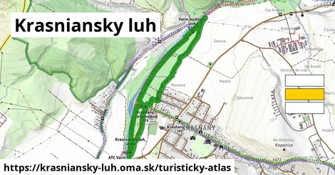 ikona Turistická mapa turisticky-atlas v krasniansky-luh