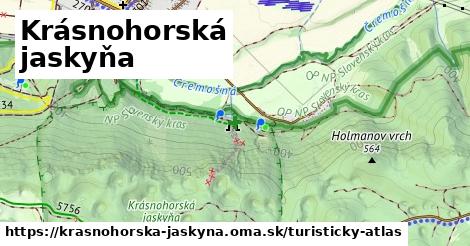 ikona Turistická mapa turisticky-atlas v krasnohorska-jaskyna