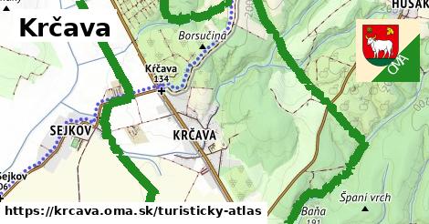 ikona Turistická mapa turisticky-atlas v krcava