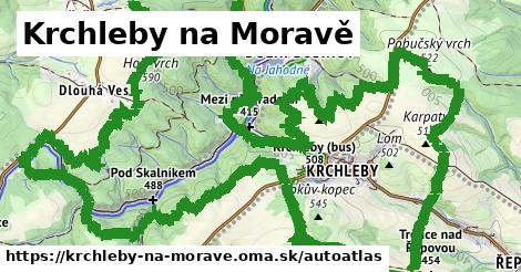 ikona Mapa autoatlas v krchleby-na-morave