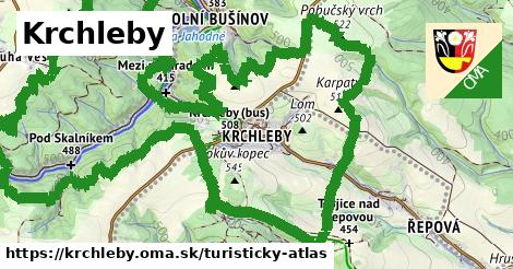 ikona Turistická mapa turisticky-atlas v krchleby