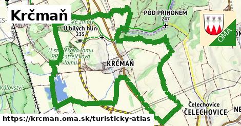 ikona Turistická mapa turisticky-atlas v krcman