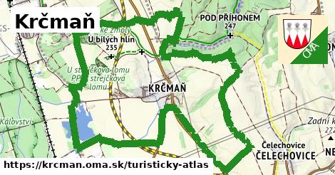 ikona Turistická mapa turisticky-atlas v krcman