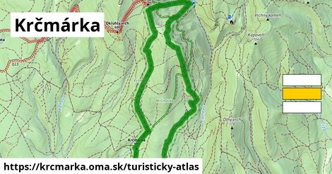 ikona Turistická mapa turisticky-atlas v krcmarka