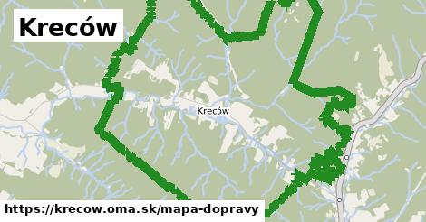 ikona Kreców: 0 m trás mapa-dopravy v krecow