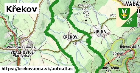 ulice v Křekov