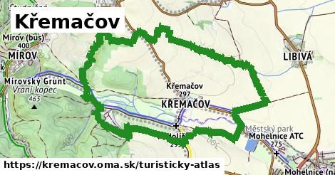 ikona Turistická mapa turisticky-atlas v kremacov