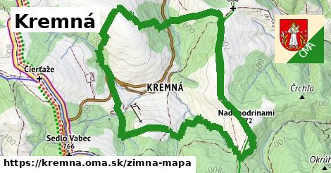 ikona Zimná mapa zimna-mapa v kremna