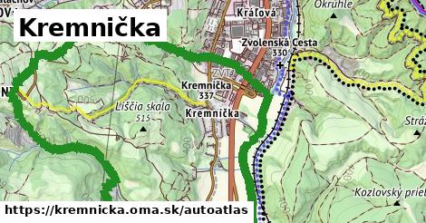 ikona Mapa autoatlas v kremnicka