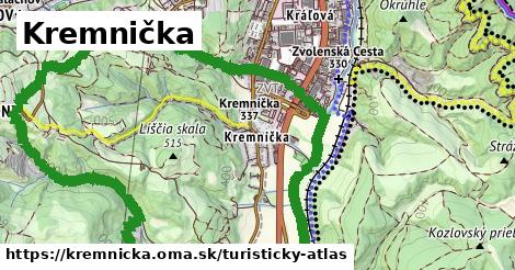 ikona Turistická mapa turisticky-atlas v kremnicka