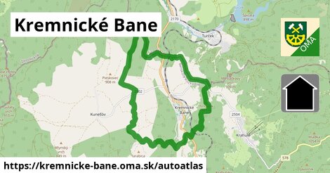 ikona Mapa autoatlas v kremnicke-bane