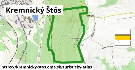 ikona Turistická mapa turisticky-atlas v kremnicky-stos