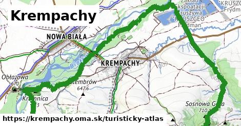 ikona Turistická mapa turisticky-atlas v krempachy