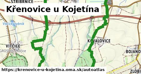 ikona Mapa autoatlas v krenovice-u-kojetina