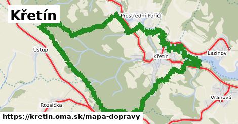 ikona Mapa dopravy mapa-dopravy v kretin