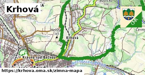 ikona Zimná mapa zimna-mapa v krhova