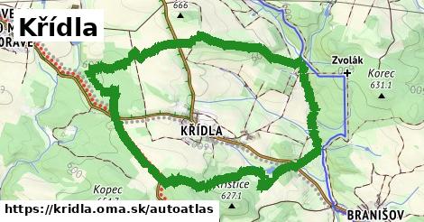 ikona Mapa autoatlas v kridla