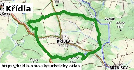 ikona Turistická mapa turisticky-atlas v kridla