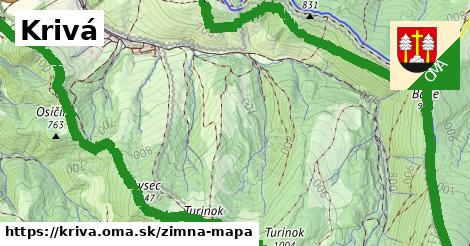 ikona Zimná mapa zimna-mapa v kriva