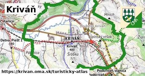 ikona Turistická mapa turisticky-atlas v krivan