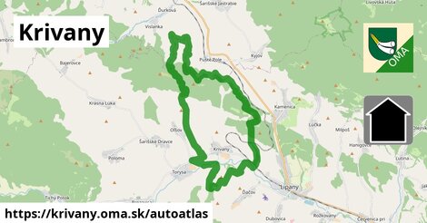 ikona Mapa autoatlas v krivany